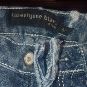 Twentyone Black Women's Straight Leg Jeans - Blue